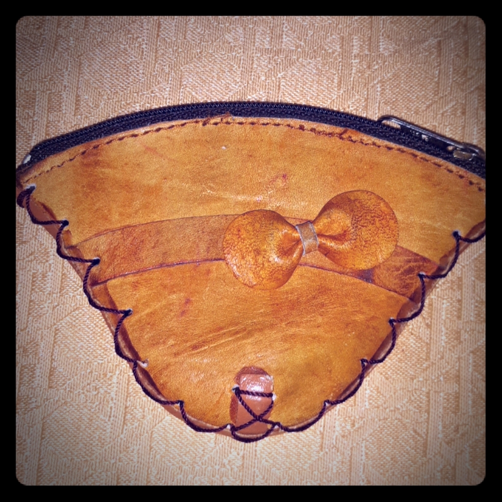 Vintage Leather Coin Purse
